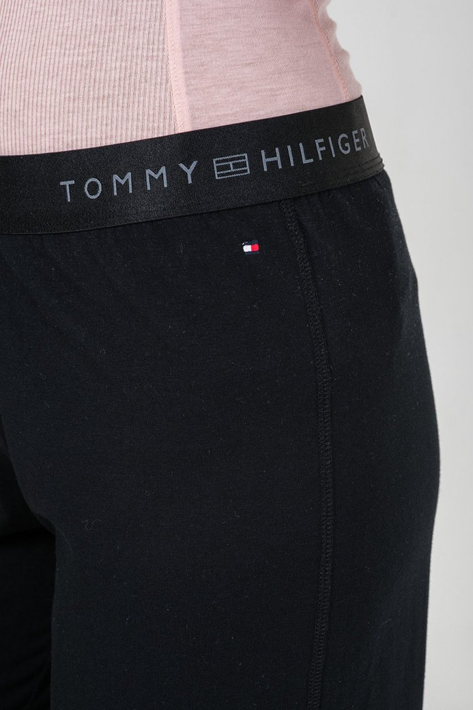 Tommy Hilfiger Cotton pant iconic čierne