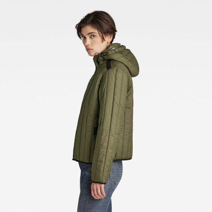 Meefic vertical quilted jacket wmn zelená