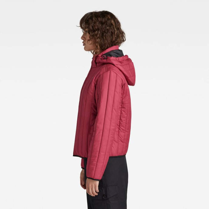 Meefic vertical quilted jacket wmn červená